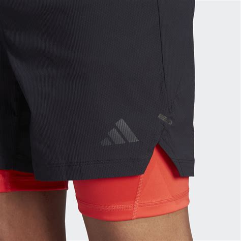 adidas 2 in 1 shorts.